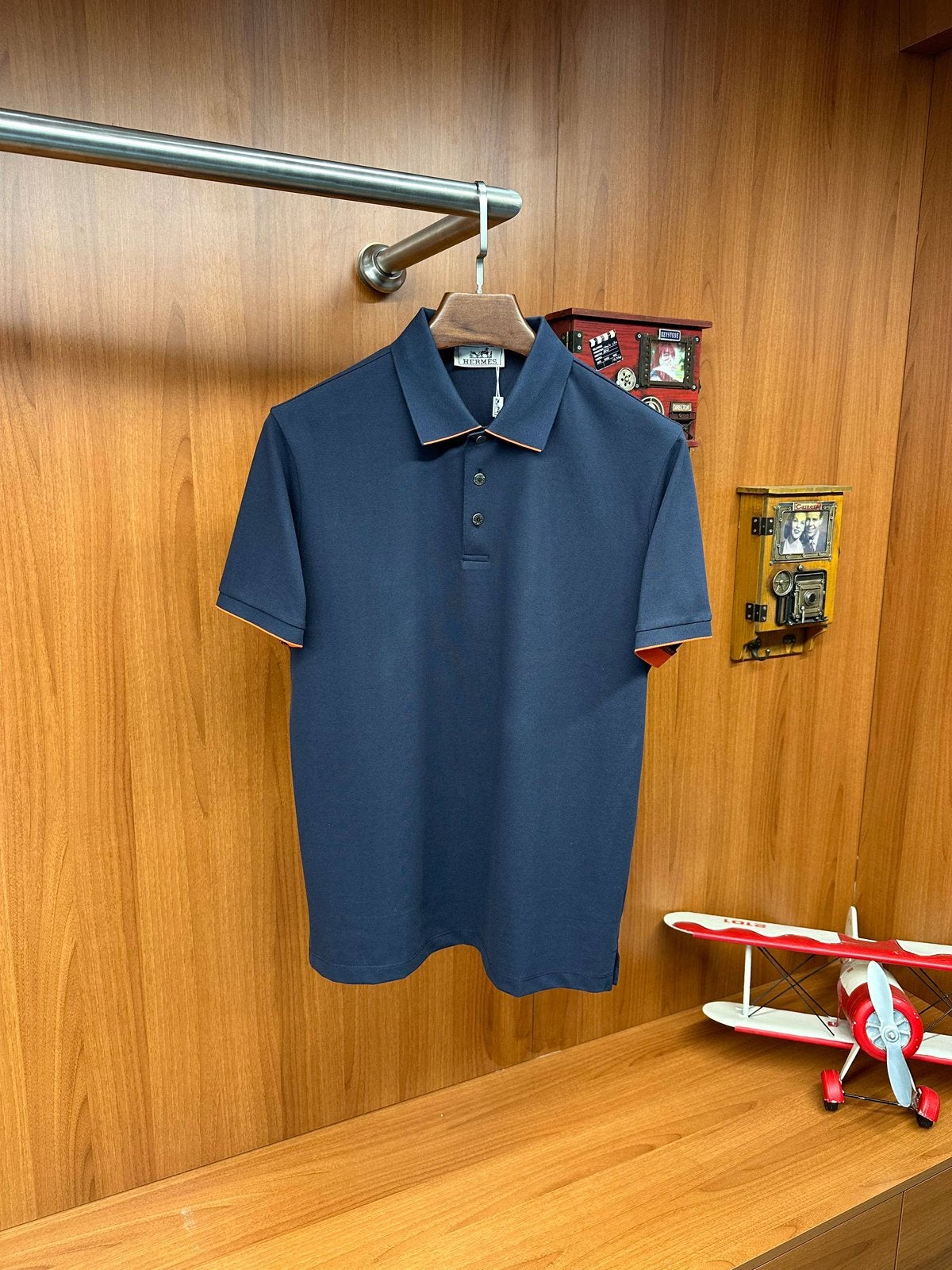 Technisch dubbelspel polo, Ophalen, Zo goed als nieuw, Blauw