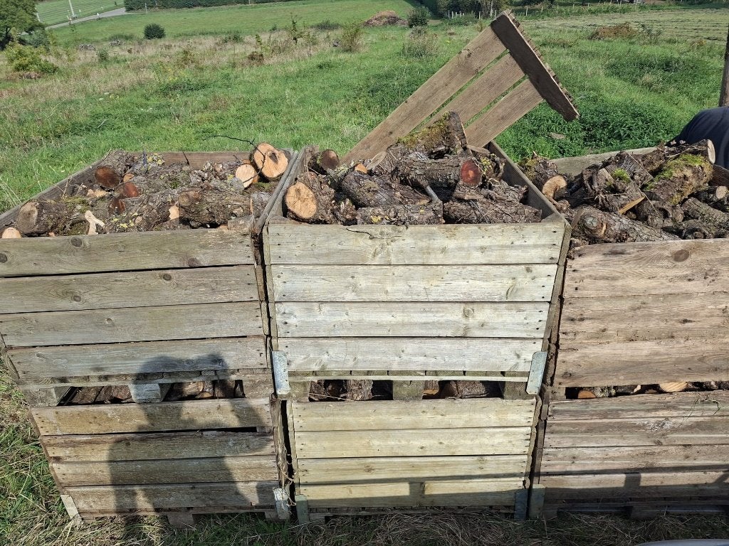 Brandhout Perenhout, Ophalen, Nieuw