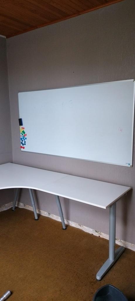 Bureau, bureaukast, witteboard €50 alles, Elektronische apparatuur, Zonnebanken en Gezichtsbruiners, Ophalen, Zo goed als nieuw