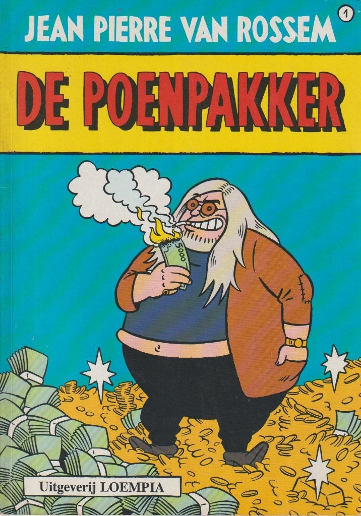 Strip Jean Pierre Van Rossem nr. 1 - De poenpakker., Verzenden