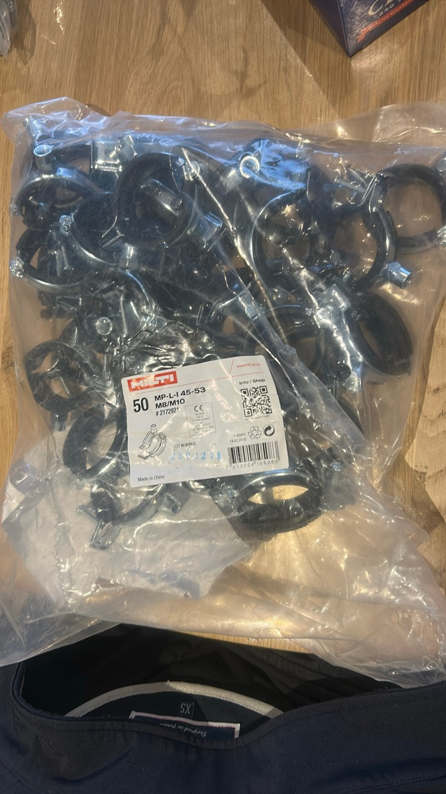 Collier M8-M10 Hilti neuf diamètre 45-53, Bricolage & Construction, Enlèvement, Comme neuf