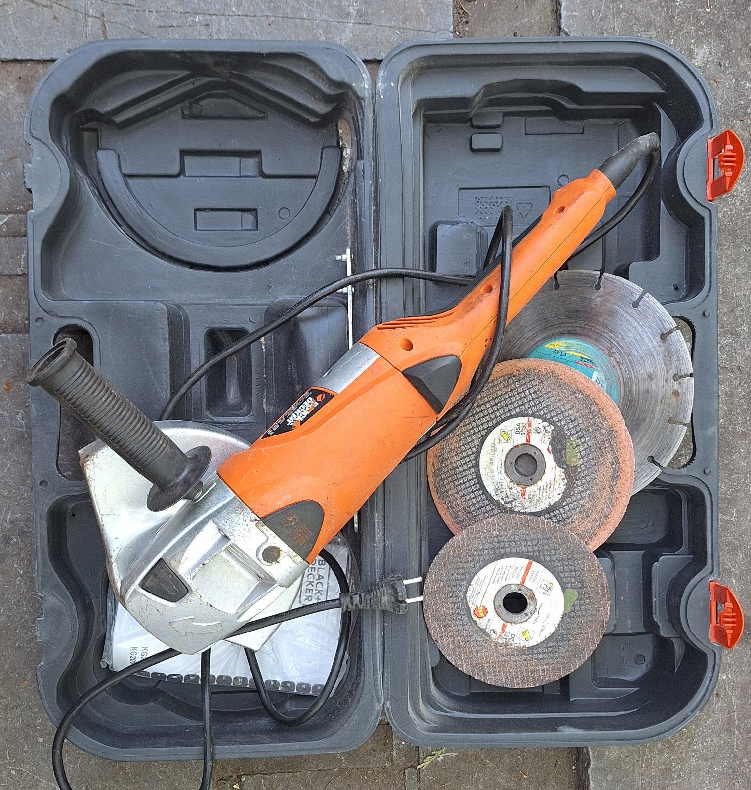 meuleuse black&decker 230 mm, Enlèvement