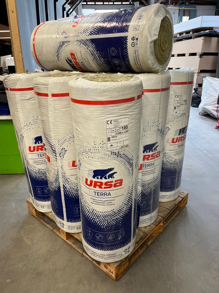 Ursa homtec 40 dikte 18 cm, Doe-het-zelf en Bouw, Isolatie en Afdichting, Ophalen of Verzenden, Zo goed als nieuw