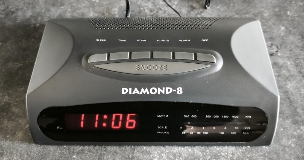 vintage wekkerradio, Ophalen of Verzenden, Zo goed als nieuw, Digitaal