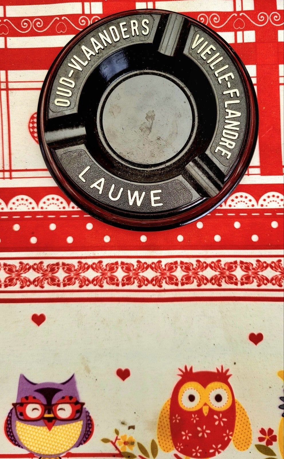 LAUWE Oud Flanders asbak in goede staat