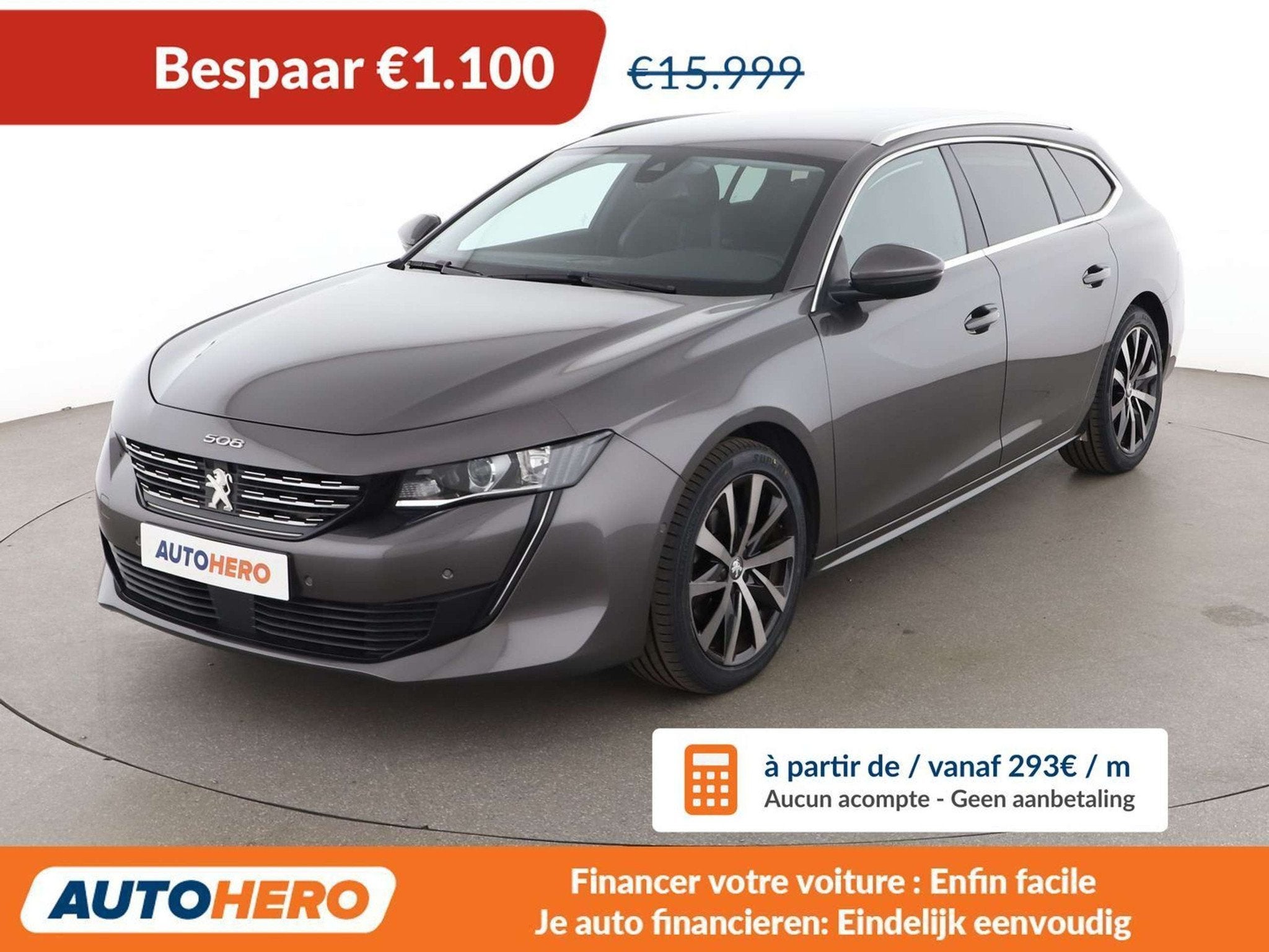 Peugeot 508 1.2 PureTech Allure Pack (automatique), Euro 6, 5 portes, 96 kW, Automatique
