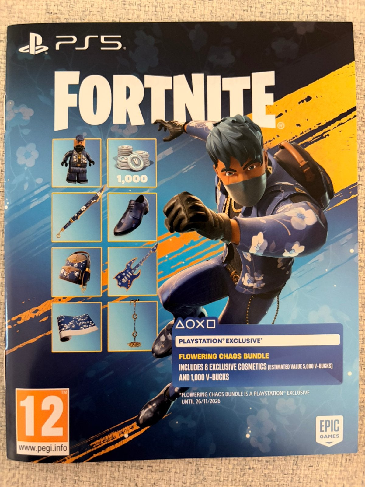 À vendre code Fortnite Flowering Chaos Bundle (PS5), Ophalen of Verzenden, Nieuw