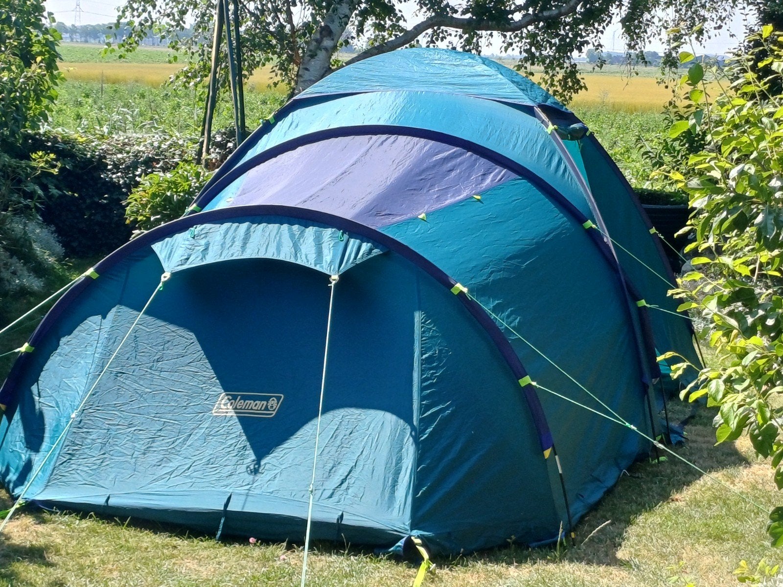 Nette Coleman BI space 400 tent incl. gratis grondzeil, Ophalen, Gebruikt, Tot en met 4