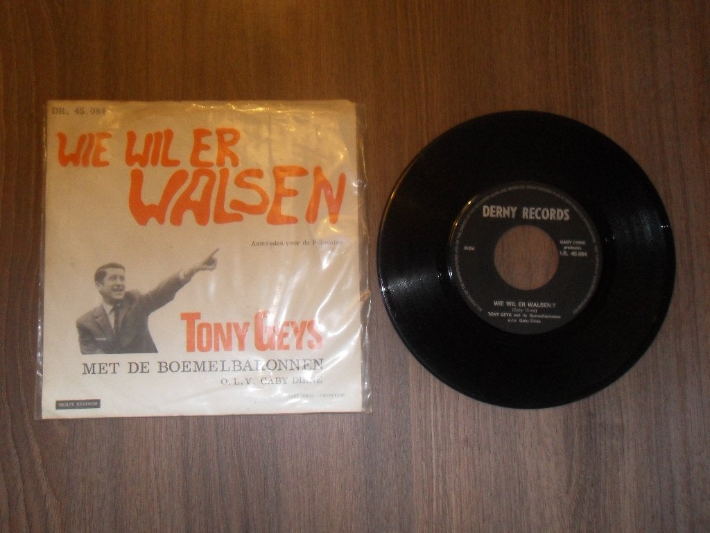Tony Geys - Wie wil er walsen, Ophalen of Verzenden, Gebruikt, 7 inch, Levenslied of Smartlap
