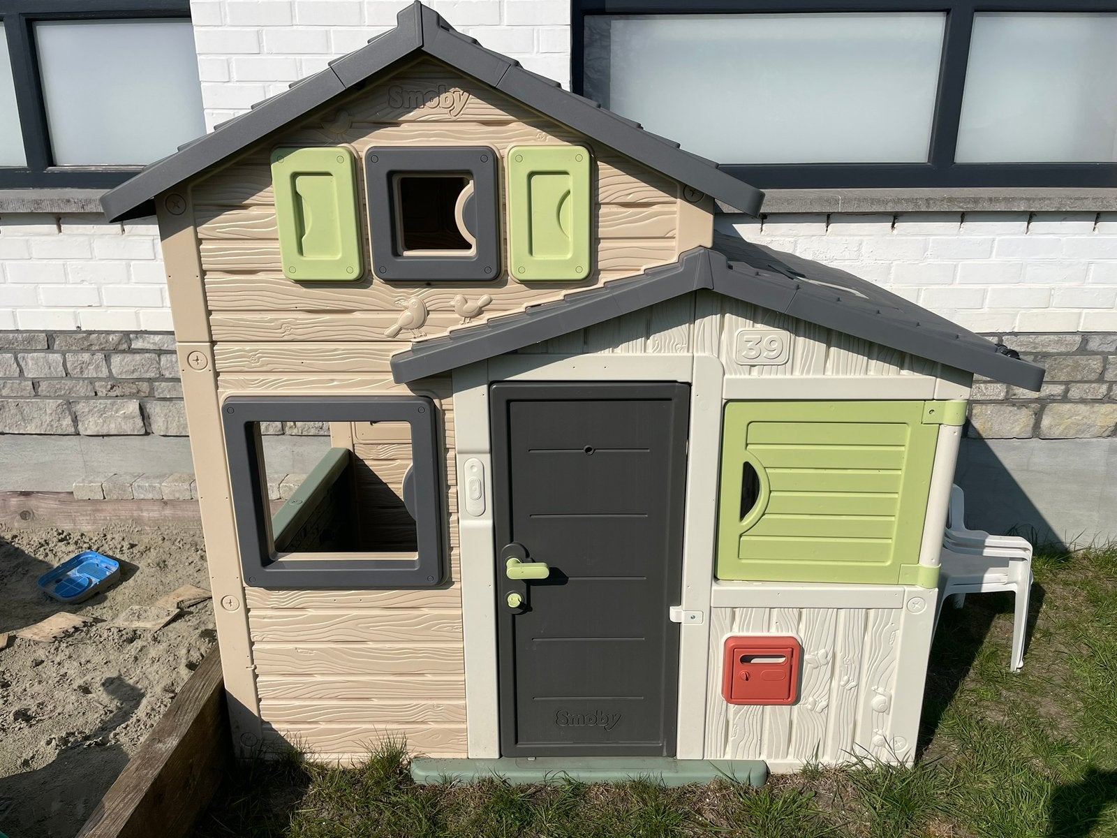 Smoby speelhuisje (groot), Tuin en Terras, Ophalen, Zo goed als nieuw