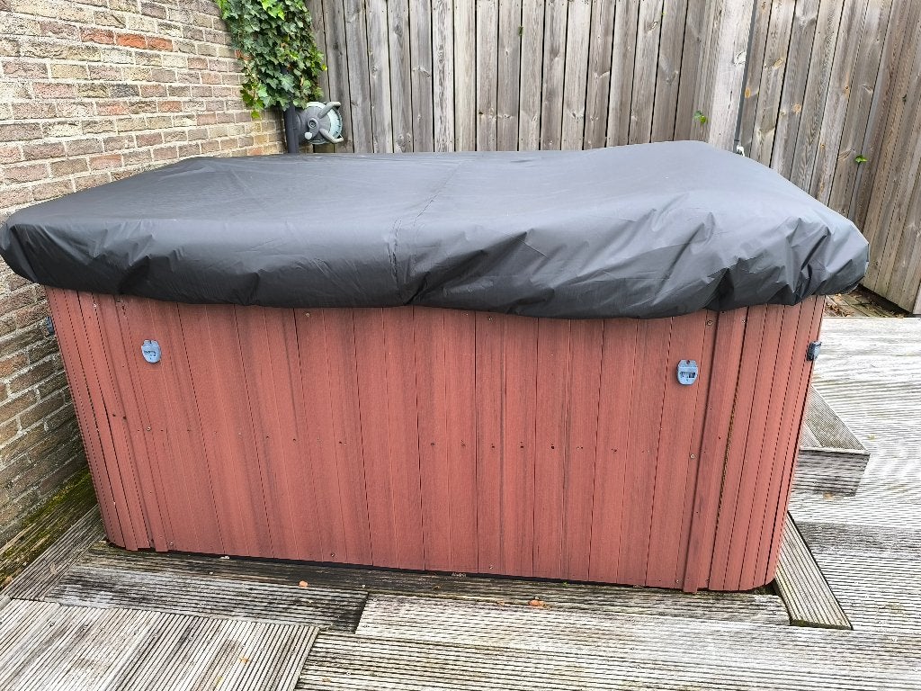 Jacuzzi, Tuin en Terras, Ophalen, Gebruikt, Afdekzeil, Vast