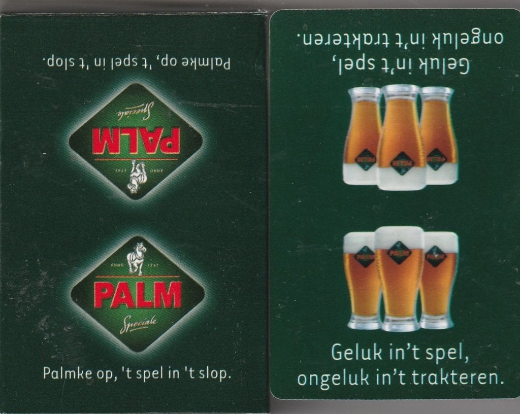 9 / BIER PALM GELUK IN T SPEL, Verzamelen, Ophalen of Verzenden, Nieuw, Speelkaart(en)