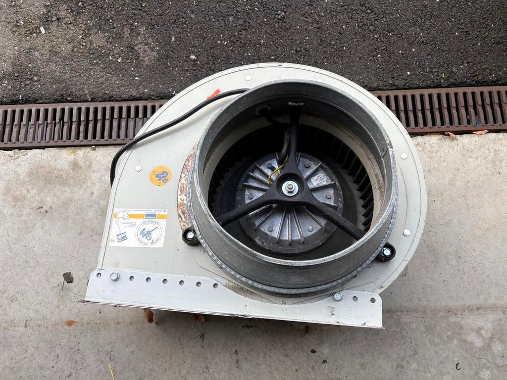 Ventilator afzuiging, Ophalen