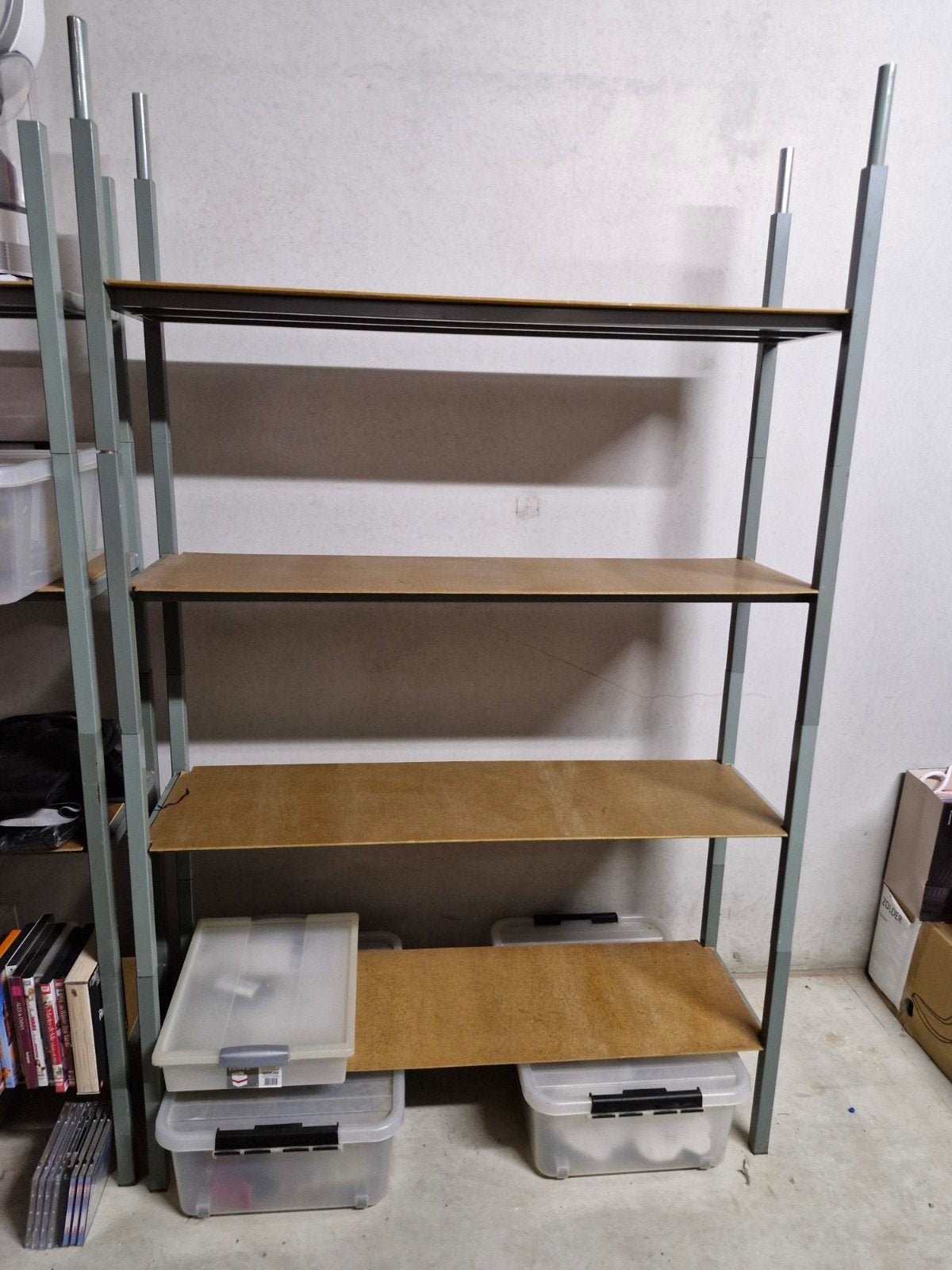modulair, metalen, rek, 20 delig, Maison & Meubles, Armoires | Étagères, Enlèvement, Utilisé