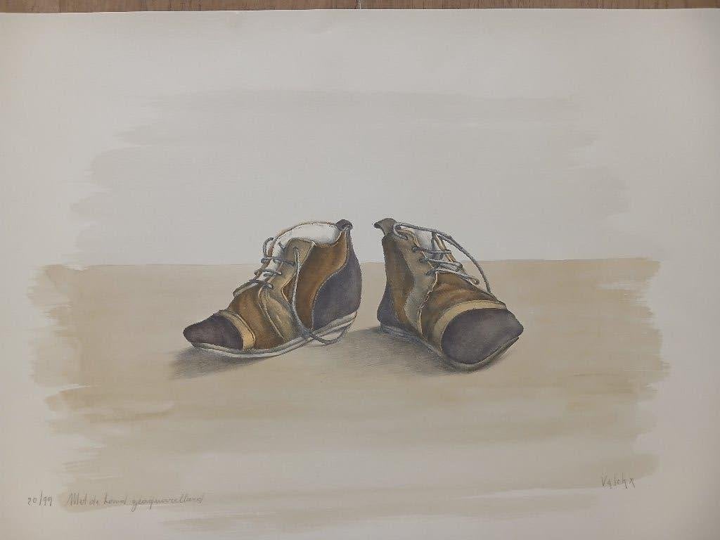 Valckx, Antiek en Kunst, Kunst | Etsen en Gravures, Ophalen, Handgekleurd