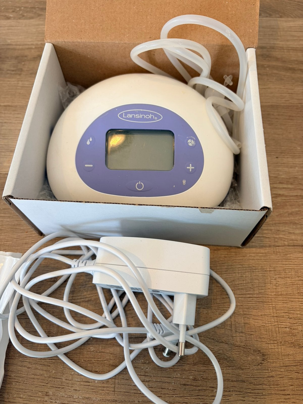 Dubbele borstkolf Lansinoh, Kinderen en Baby's, Babyvoeding en Toebehoren, Ophalen, Zo goed als nieuw