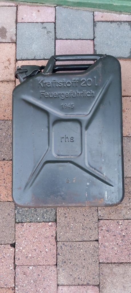 JERRYCAN 1945 DE LA SECONDE GUERRE MONDIALE, Collections, Enlèvement ou Envoi