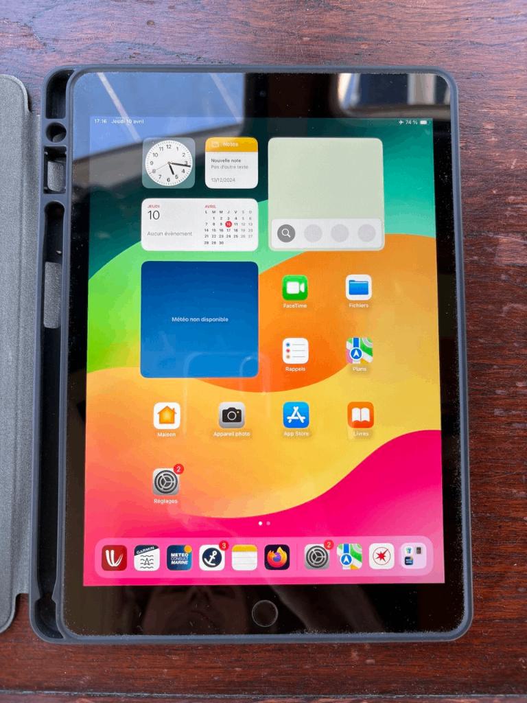 iPad 9e generatie IOS 18 + hoesje in perfecte staat, Computers en Software, Apple iPads, Gebruikt, Apple iPad, Wi-Fi, 10 inch