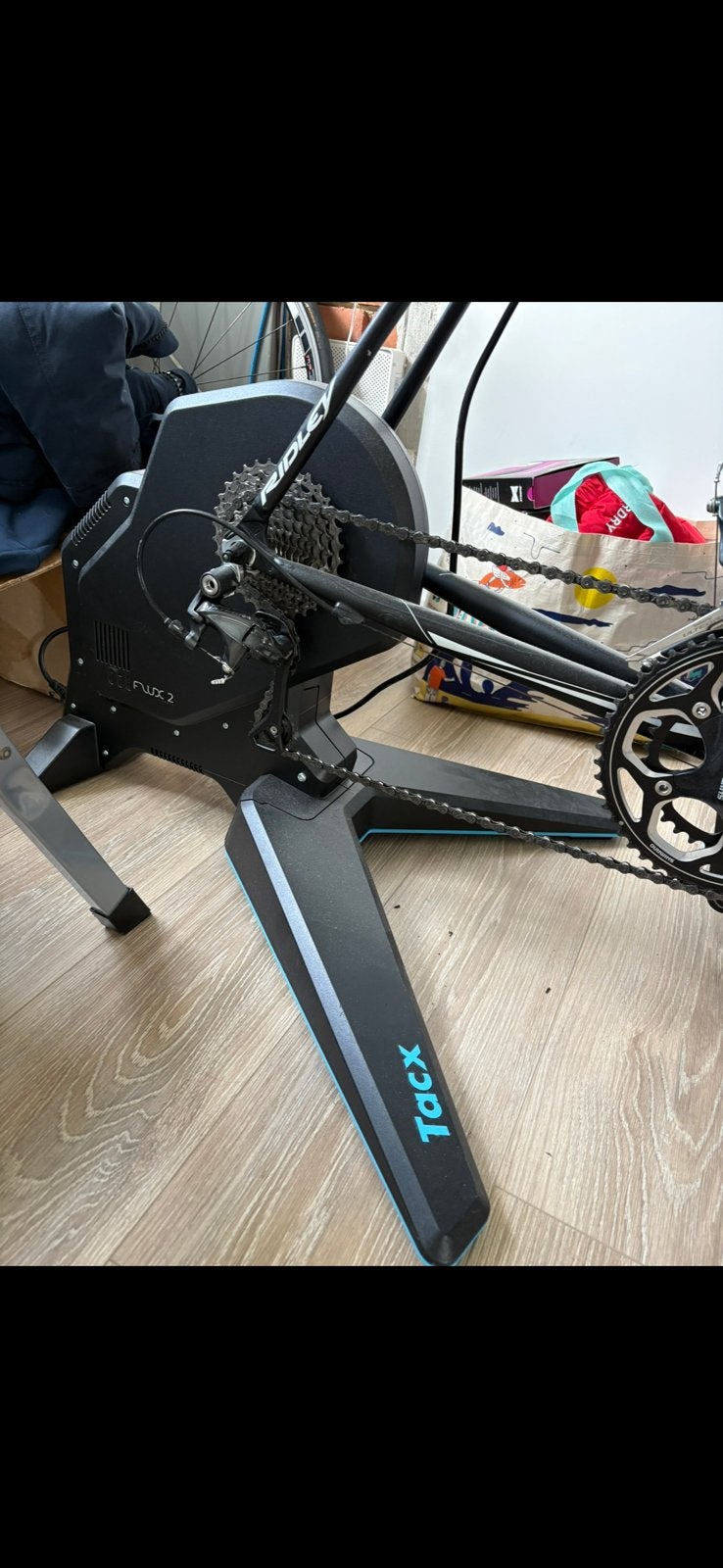 Tacx trainer flux 2 smart, Sport en Fitness, Wielrennen, Ophalen, Zo goed als nieuw