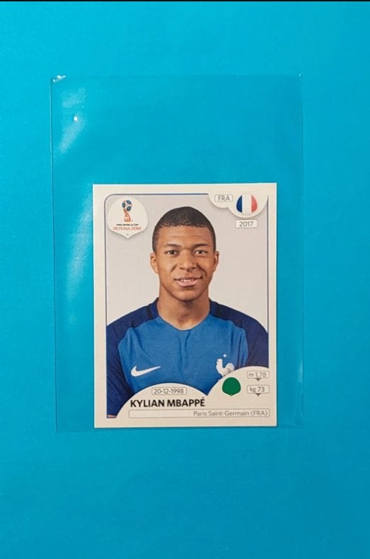 Kylian Mbappe Rookie Panini sticker - WK 2018, Ophalen of Verzenden, Nieuw, Sticker