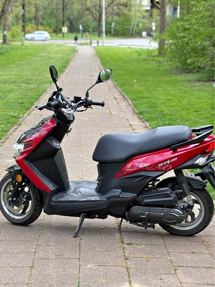 Sym Jet 4RX 50cc, Fietsen en Brommers, Ophalen, Gebruikt, Overige modellen, Benzine