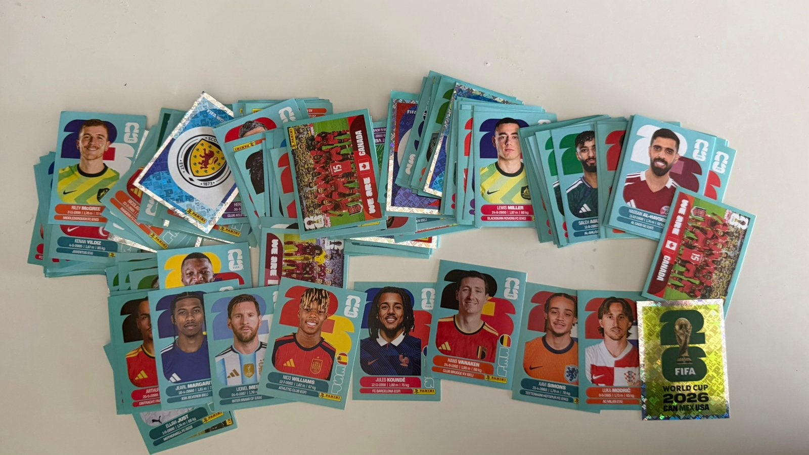 Panini stickers, Tickets en Kaartjes