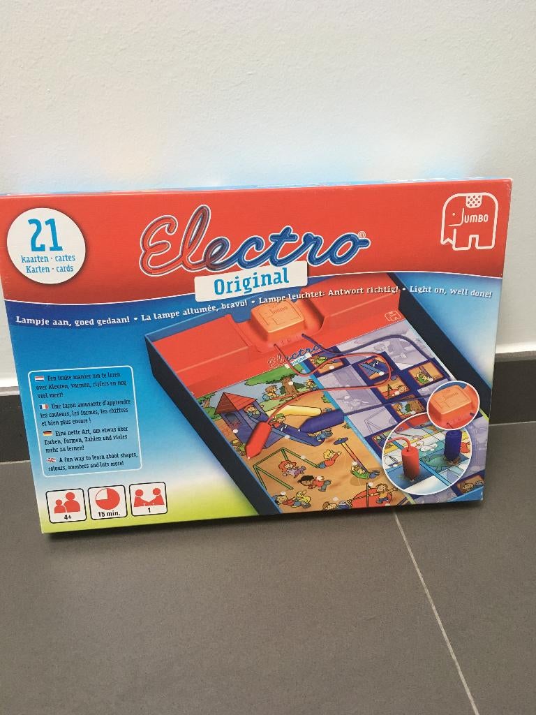 Jumbo - Electro original, Kinderen en Baby's, Speelgoed | Educatief en Creatief, Gebruikt, Elektronica, Ontdekken, Met licht, Ophalen of Verzenden
