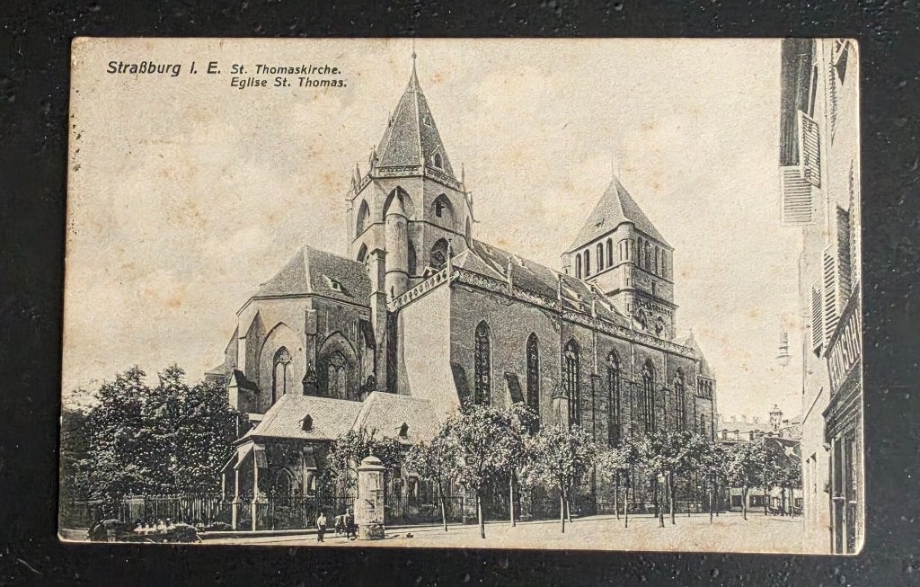 Strassburg St Thomaskirche, Collections, Cartes postales | Étranger, Envoi, 1920 à 1940, Affranchie, France