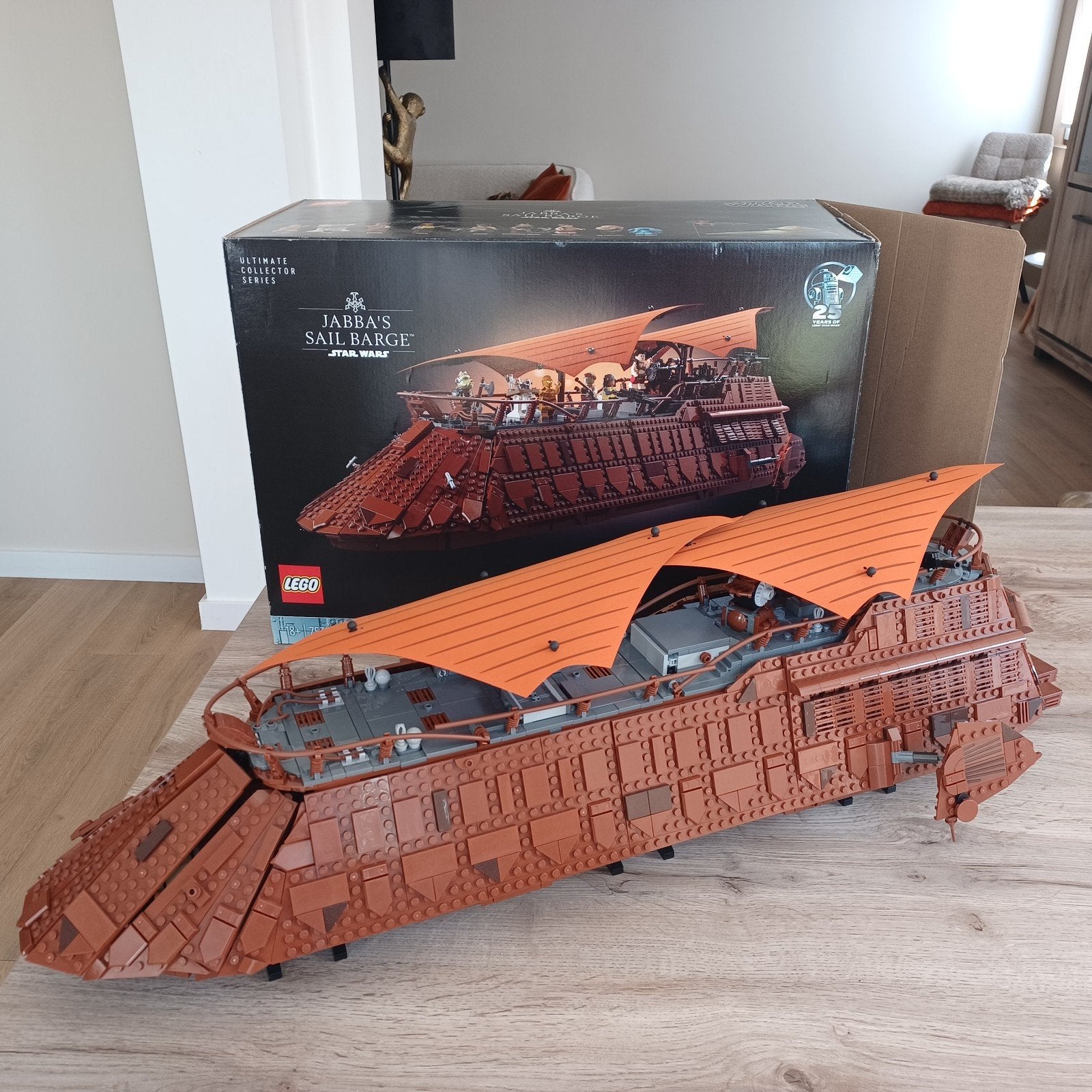 La barge à voile Lego Star Wars Jabba complète sans fig., Enfants & Bébés, Jouets | Duplo & Lego, Enlèvement ou Envoi, Complet