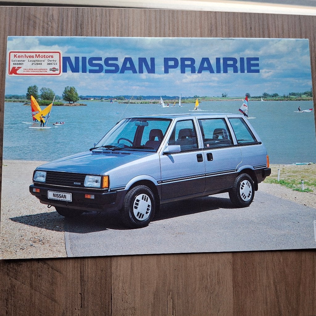 NISSAN PRAIRIE 7/85, Livres, Autos | Brochures & Magazines, Enlèvement ou Envoi, Neuf, Nissan