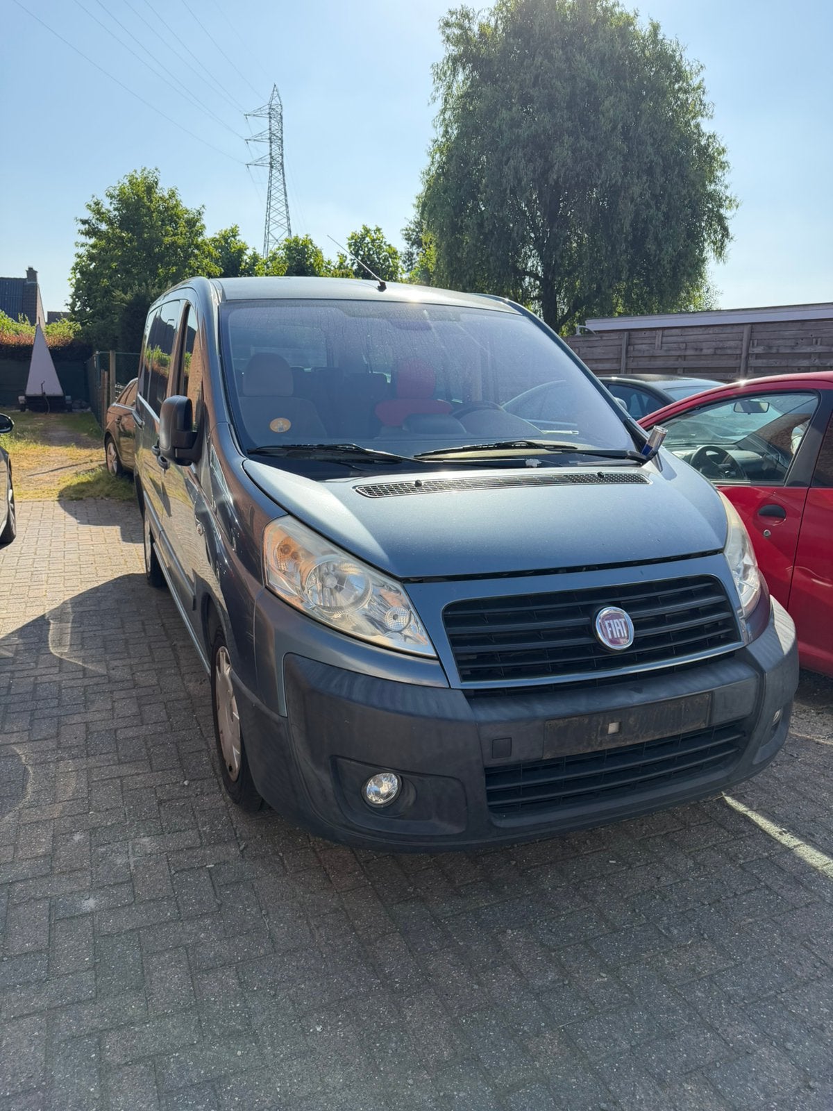 Fiat Scudo 2008 2.0 diesel 8 zitplaatsen Export, Auto's, Voorwielaandrijving, Stof, 4 cilinders, Bedrijf