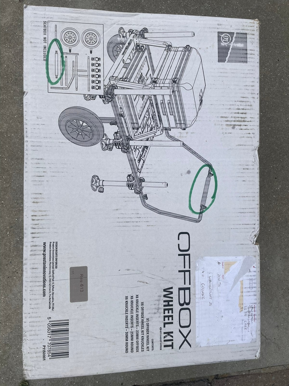 Offbox wheelkit PRESTON, Watersport en Boten, Hengelsport | Witvissen, Ophalen of Verzenden, Zo goed als nieuw