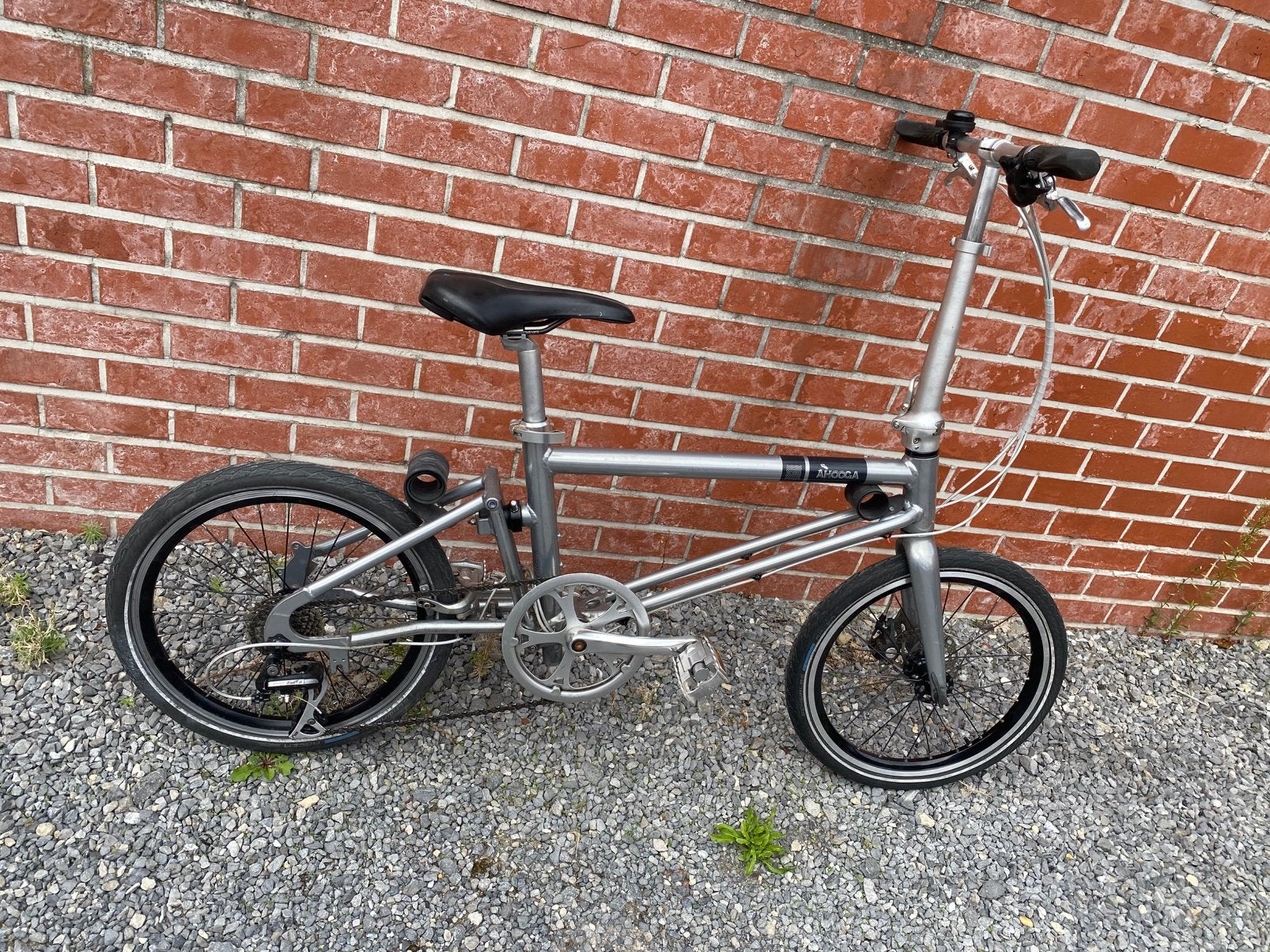 Vélo pliable Ahooga Folding musculaire Ultra léger, Autres marques, Vitesses, 18 à 20 pouces, Enlèvement