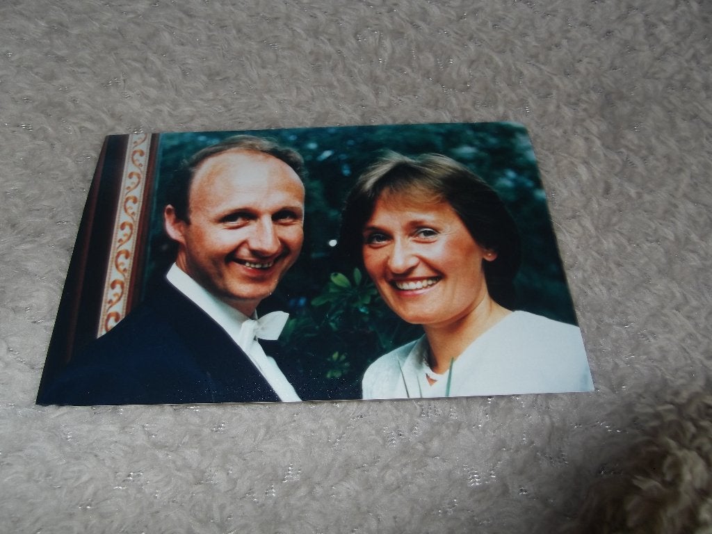 bidprentje Claire (zangeres) en haar man Paul De Moor, Ophalen of Verzenden, Bidprentje