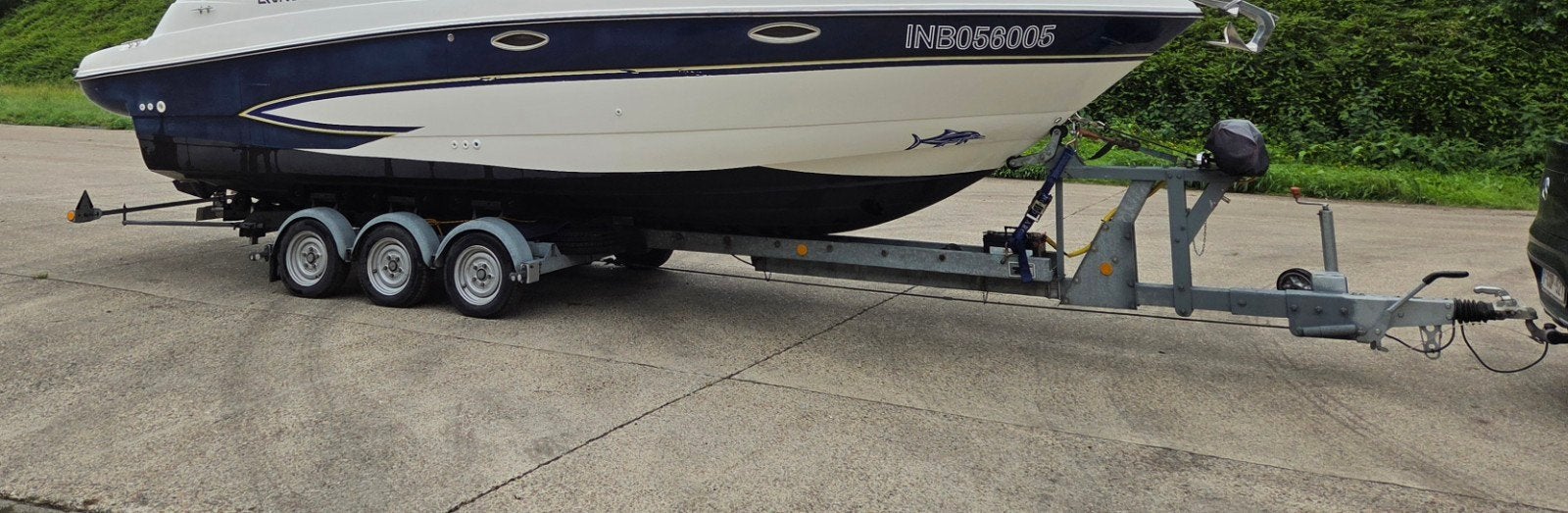 boot trailer, Ophalen, Gebruikt, Verstelbare verlichting, 6 tot 9 meter