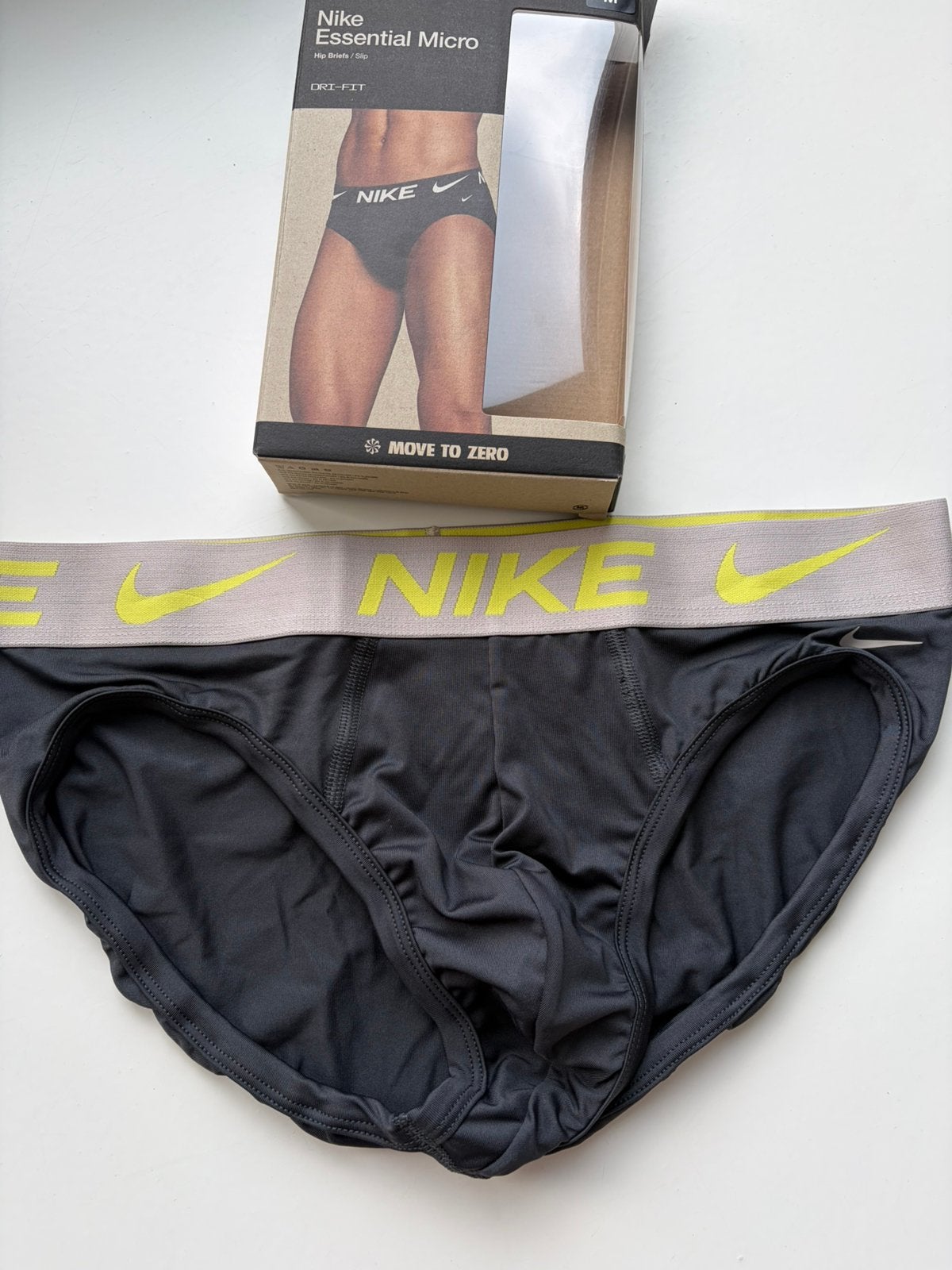 Nike Microfiber Slip Nieuw, Kleding | Heren, Verzenden, Grijs, Slip