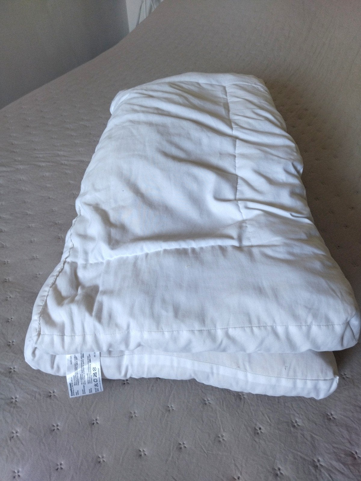 Oreiller ergonomique cervical 75x 40 cm, Enlèvement ou Envoi, Comme neuf, Blanc, Oreiller