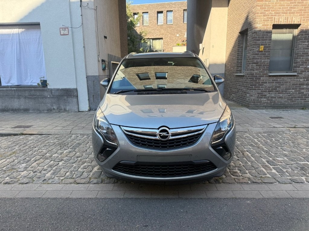 OPEL ZAFIRA TOURER/1.6 D ECOFLEX/EURO 6/OPTIONS COMPLÈTES, Autos, Opel, Argent ou Gris, Euro 6, Entreprise, Noir