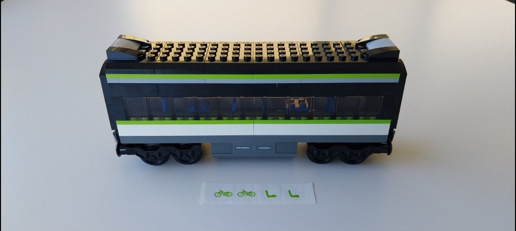Lego trein wagon passagiers MOC 60337 (Nieuw!!!), Enfants & Bébés, Jouets | Duplo & Lego, Neuf, Lego, Ensemble complet, City, Enlèvement ou Envoi