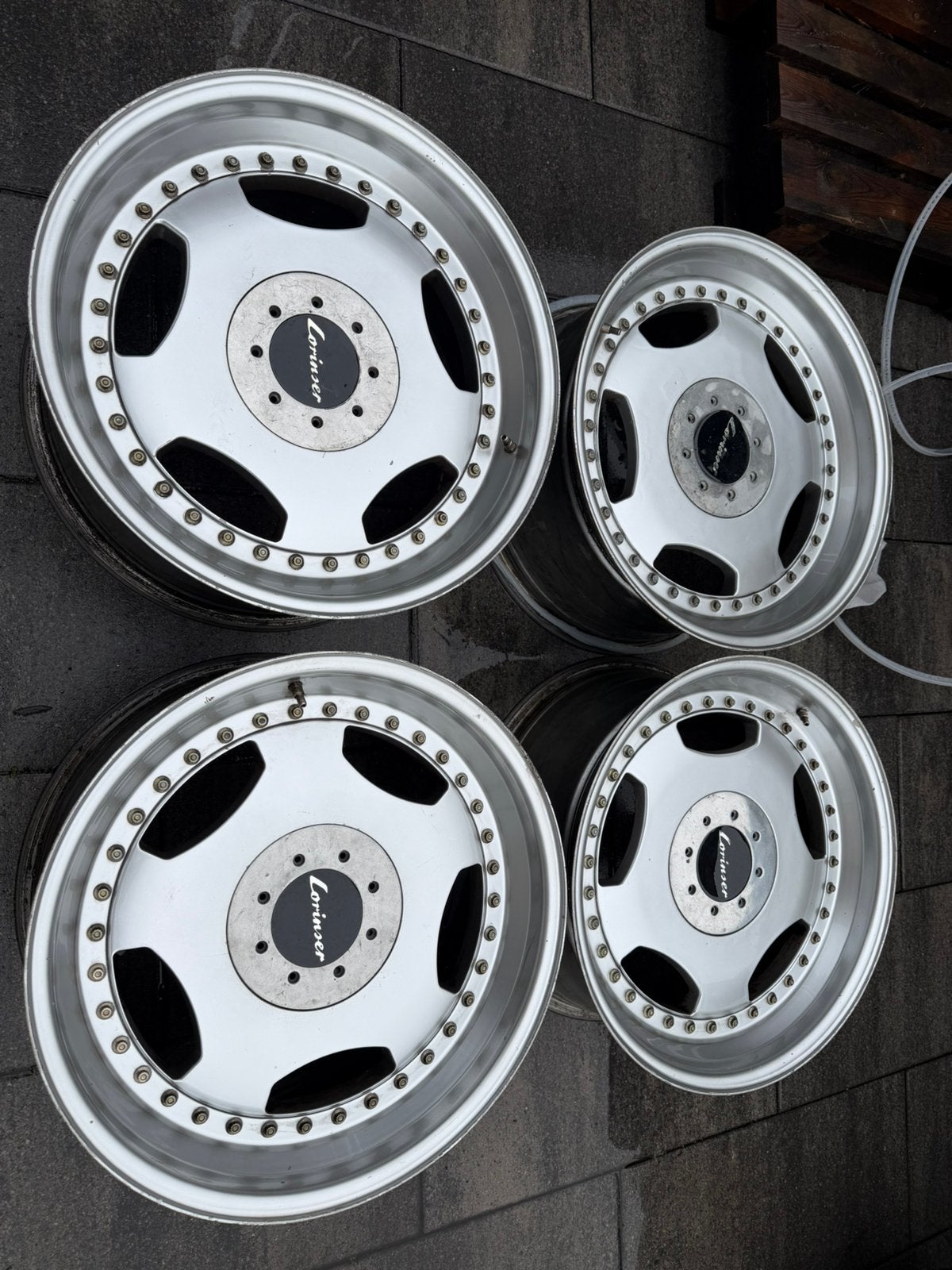 3 delige lorinser RSK velgen Mercedes W140 W126, Enlèvement ou Envoi, Comme neuf