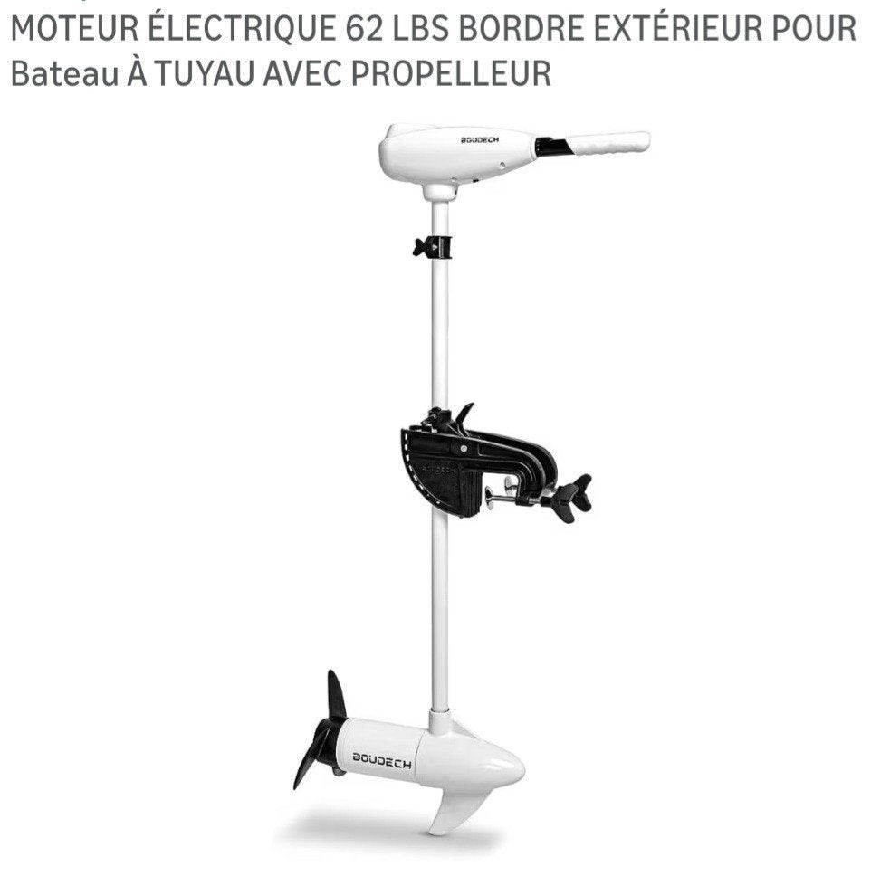 Boudech 64 LBS / 12V.        NOUVEAU, Watersport en Boten, Buiten- en Binnenboordmotoren, Ophalen