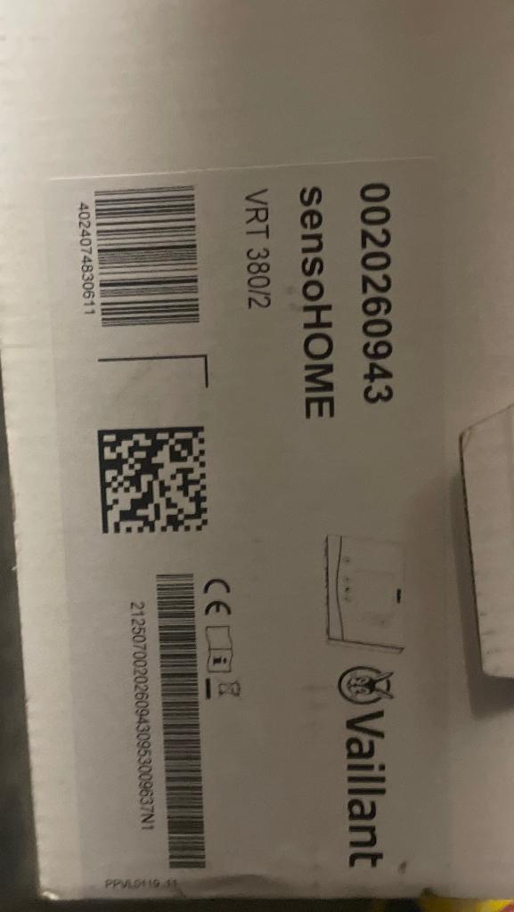 Vaillant thermostaten, Ophalen, Nieuw