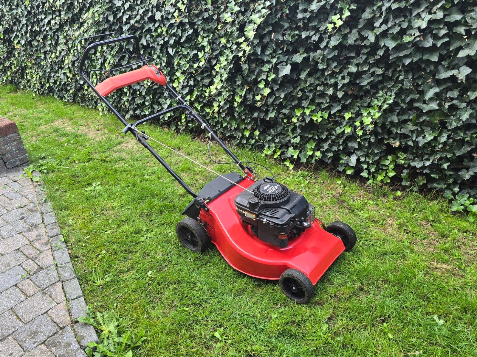 opgeknapte Briggs & Stratton Quantum XM 60, Tuin en Terras, Ophalen, Zo goed als nieuw, Opvangbak, Benzine-grasmaaier