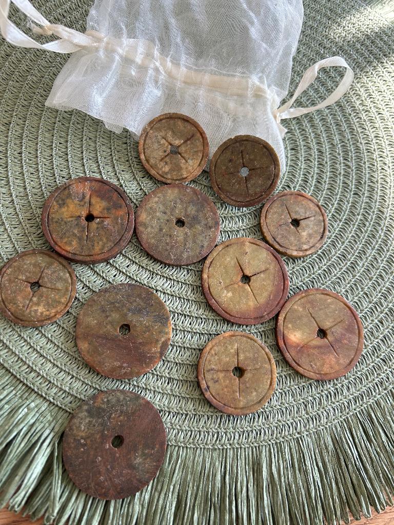 Lot de pièces vintage style de matière en marbre, Enlèvement
