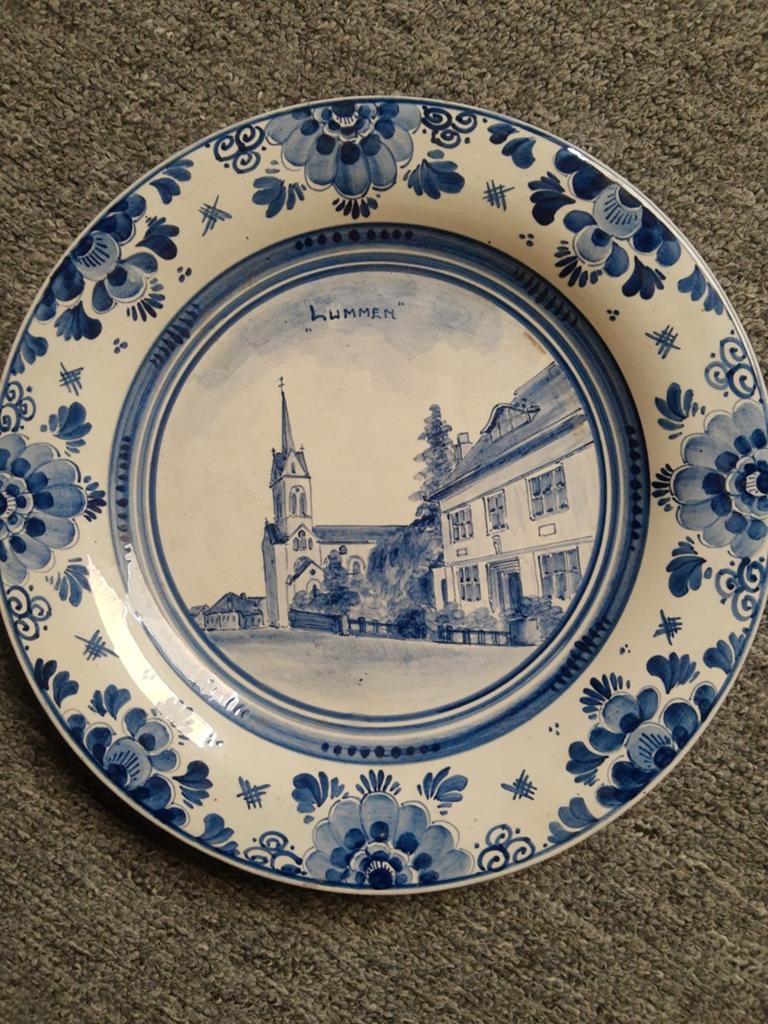 sierbord Delfts blauw, Ophalen, Blauw
