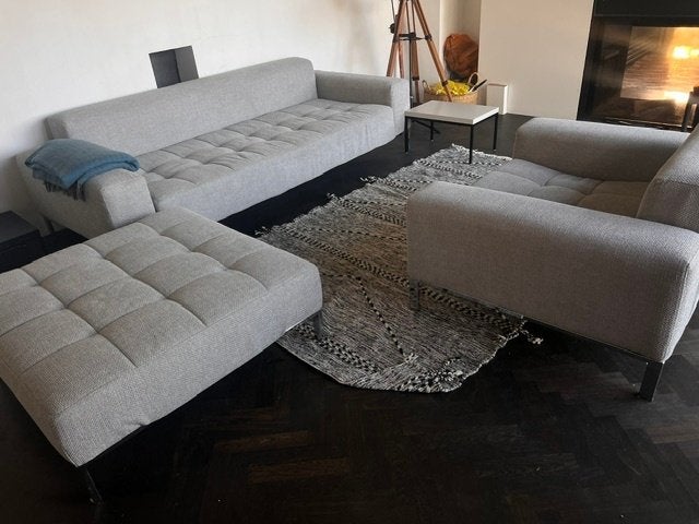 zetel zanotta, Maison & Meubles, Moins de 75 cm, Quatre personnes ou plus, Comme neuf, Enlèvement
