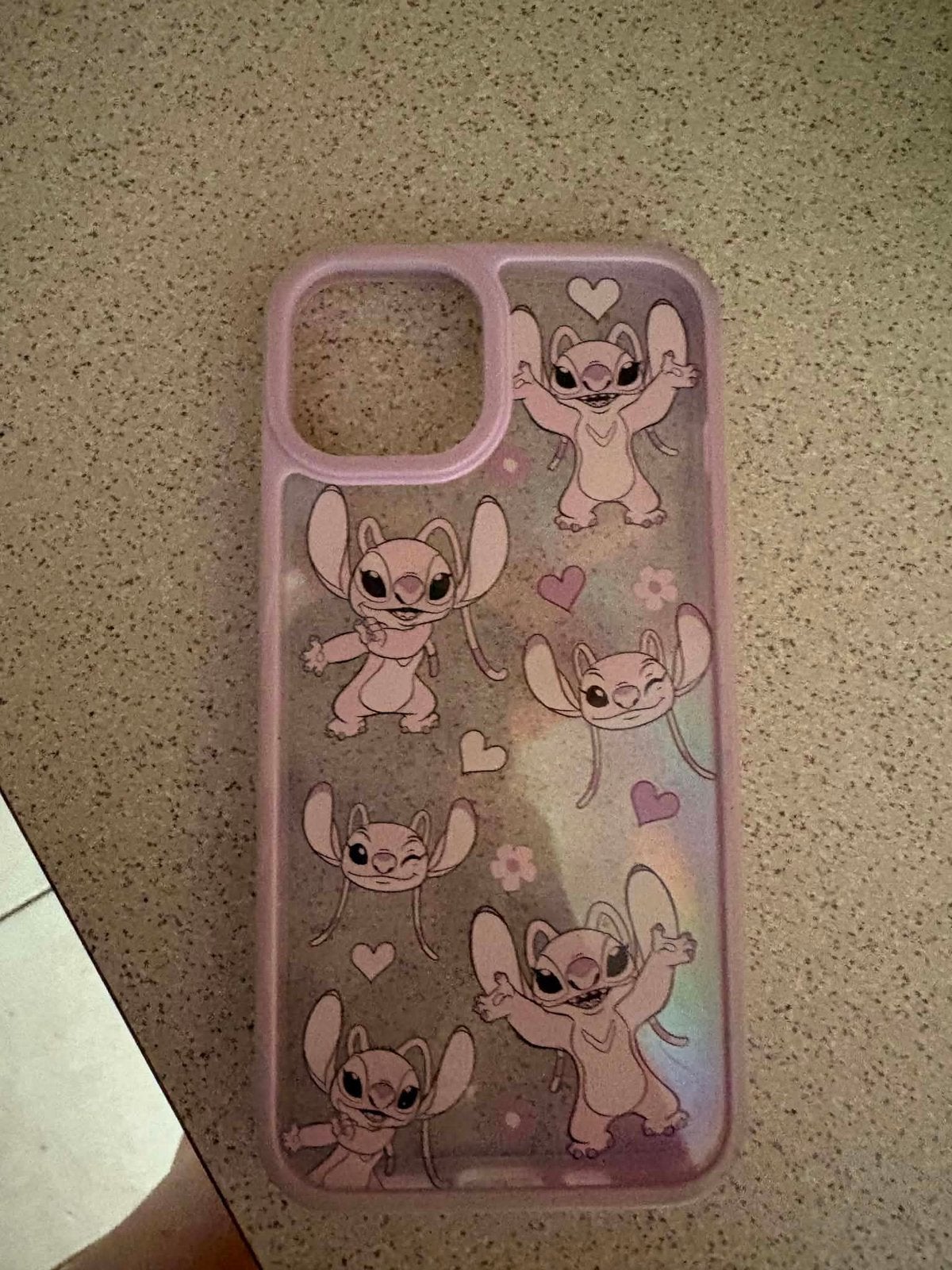 Étui Stitch pour iPhone 13/14/15, Télécoms, Housse ou Sac, Rose, Comme neuf, Enlèvement