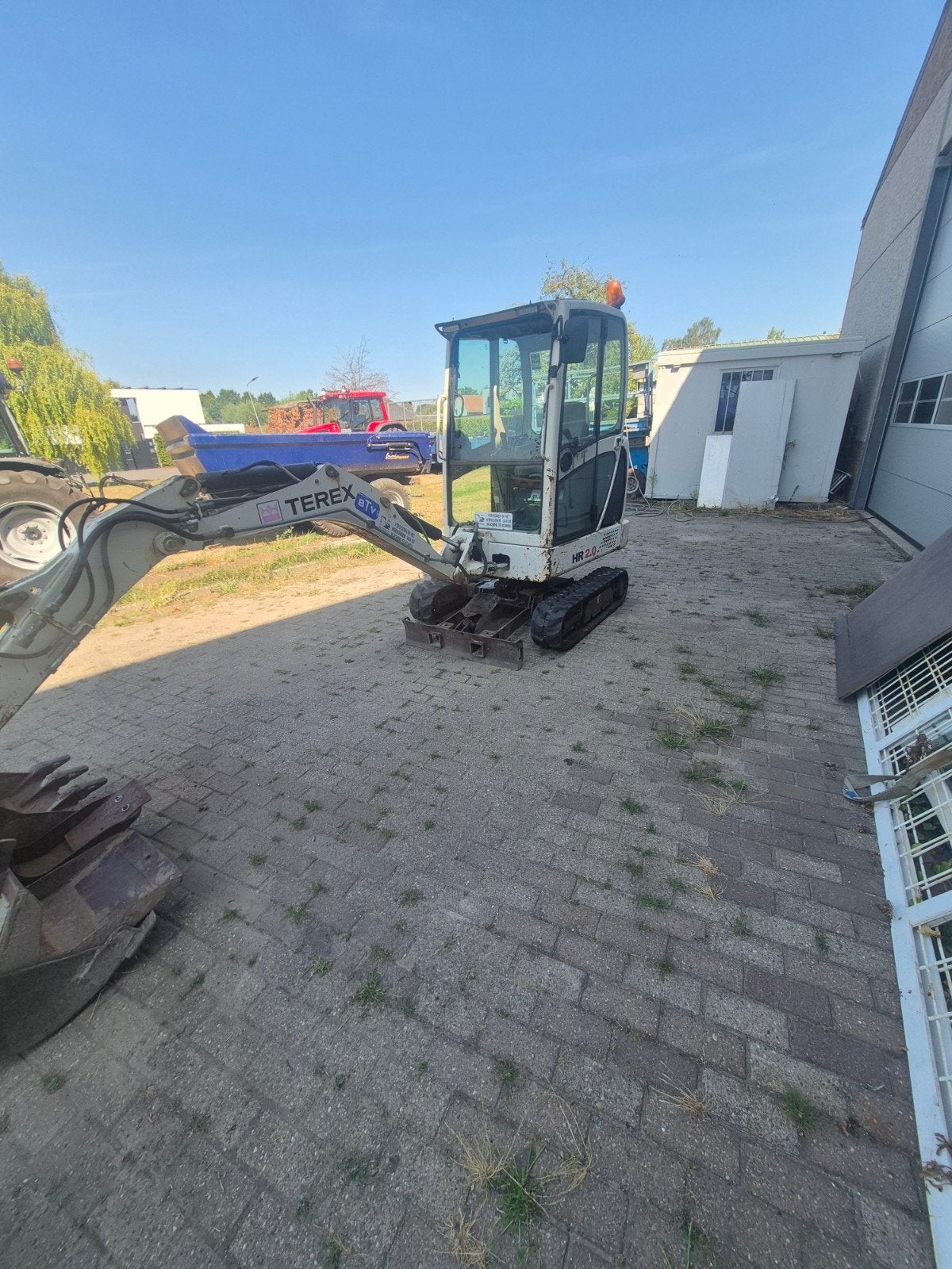 terex HR2.0 met 4 bakken, Ophalen