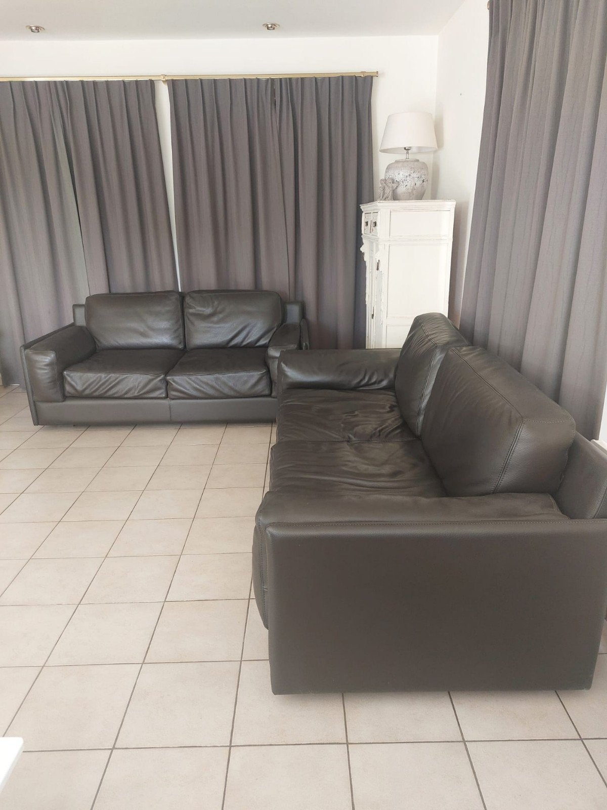 Lederen salon, Huis en Inrichting, Ophalen