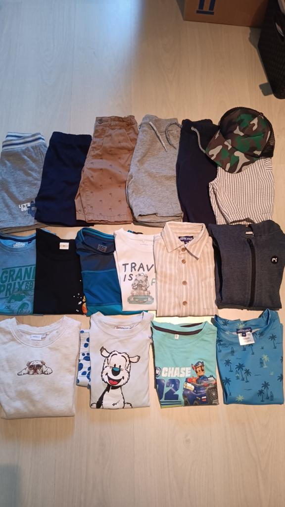 Pakket zomerkleren voor jongens maat 116, Ophalen